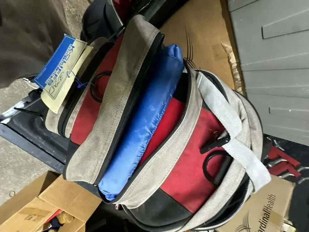 K-Cliffs LM10127 Multipurpose Backpack Red Black and Grey